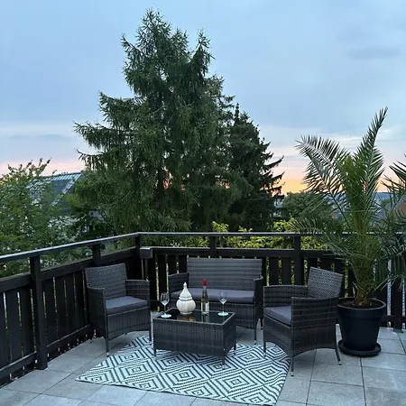 公寓 Mit Schloesserblick In I Grosse Dachterrasse I Parkplatz Kostenfrei